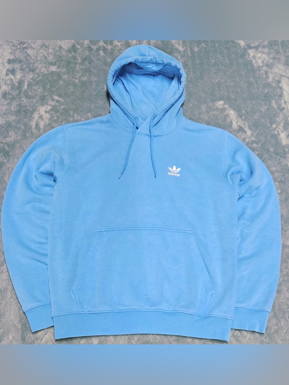 adidas Light Blue Trefoil Pullover Hoodie